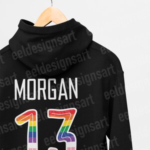 USWNT Pride Sweatshirt / United States Women's National Team / Women's Soccer Sweatshirt / USWNT Sweatshirt / USWNT Hoodie / Sam Mewis Shirt image 8