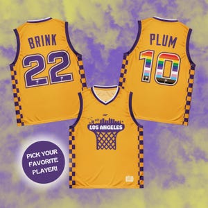 LA Sparks Jersey / Los Angeles Sparks Shirt / WNBA Shirt / Cameron Brink / Women&#39;s Basketball / WNBA Kelsey Plum / Watch Women&#39;s Sports