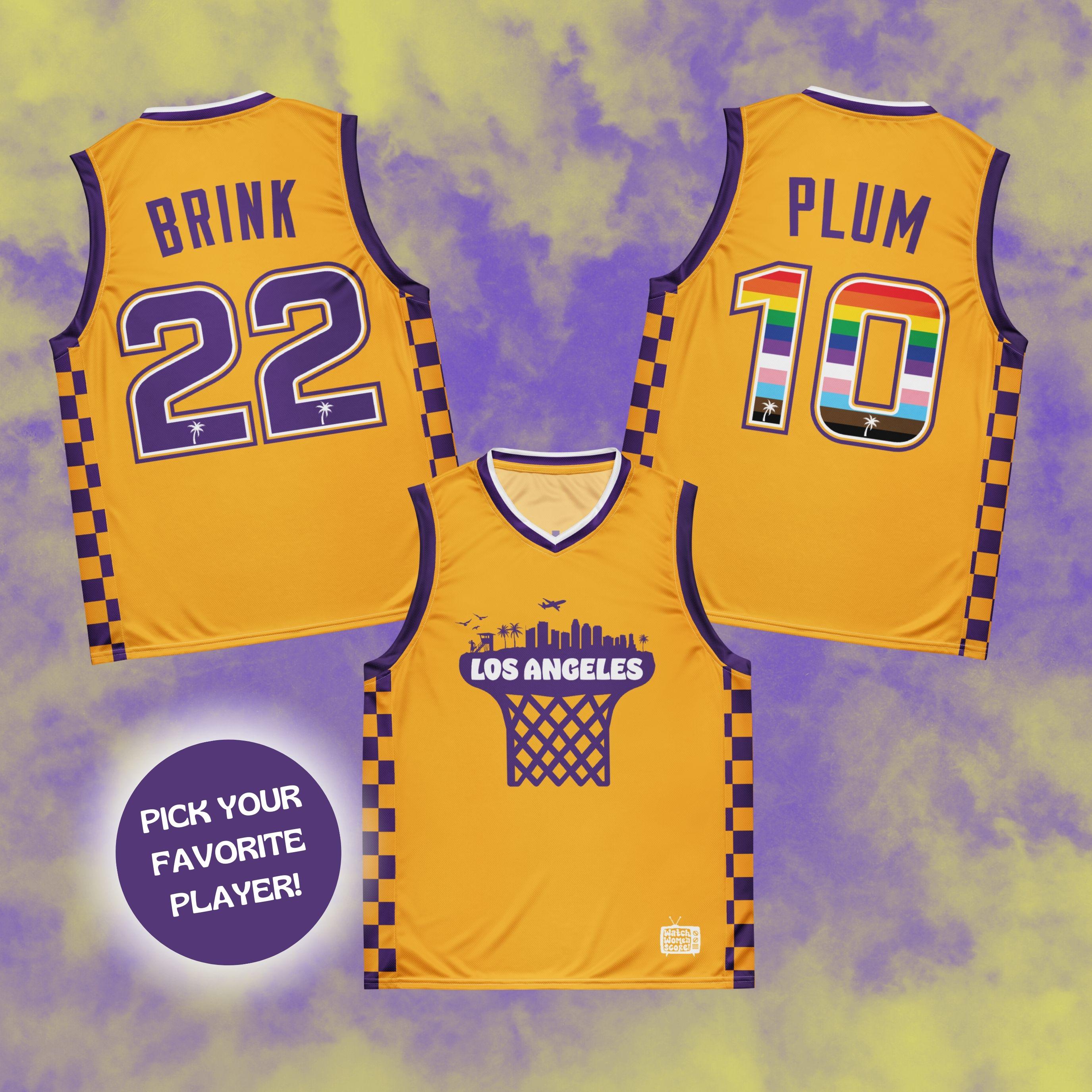 Camiseta de Los Angeles Sparks / Camiseta de Los Angeles Sparks / Camiseta de la WNBA / Cameron Brink / Baloncesto femenino / Kelsey Plum de la WNBA / Ver deportes femeninos