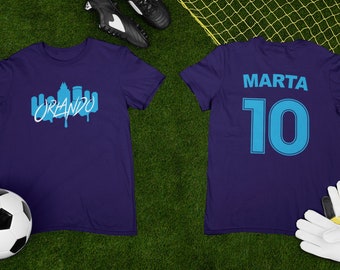 Orlando Pride / NWSL / Women's Sports / ORL Pride / Marta / NWSL Shirt / Orlando Pride Shirt