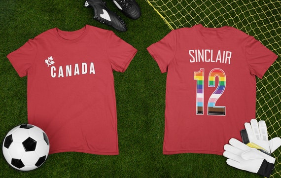 Canada Soccer Pride Shirt: Christine Sinclair, CANWNT