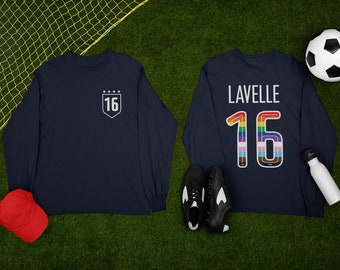 USWNT Pride Long Sleeve Jersey Shirt / United States Women's National Team / Women's Soccer Shirt / Jersey Shirt / USWNT Shirt