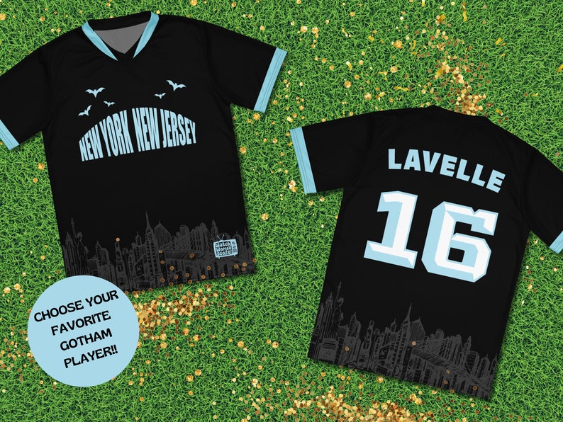 Gotham FC Jersey / Gotham FC NWSL / New York Soccer / Women's Sports / Watch Women's Sports / Rose Lavelle Jersey / Kelley O'hara / Go Bats image 1