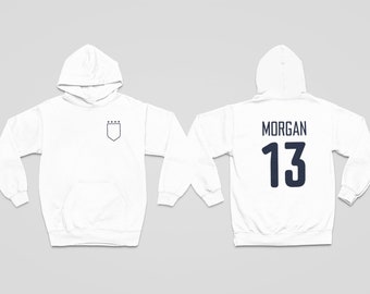 Sudadera de la Selección Nacional Femenina de Estados Unidos / Sudadera de fútbol femenino / Sudadera de la Selección Nacional Femenina de Estados Unidos / Sudadera con capucha de la Selección Nacional Femenina de Estados Unidos