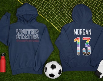 Sudadera USWNT Pride / Selección nacional femenina de Estados Unidos / Sudadera de fútbol femenino / Sudadera USWNT / Sudadera con capucha USWNT
