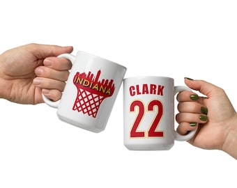 Indiana Fever Mug / Caitlin Clark Cup  / WNBA Merch / Aliyah Boston / Women's Basketball / WNBA Fever Shirt / Women's Sports / Clark 22