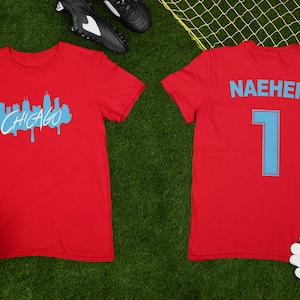 Chicago Red Stars Shirt/ NWSL / Women&#39;s Sports / NWSL Red Stars / Alyssa Naeher / Mallory Swanson Shirt / Women&#39;s Soccer / Chicago Soccer