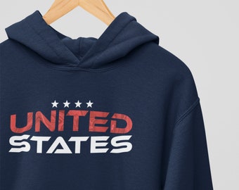Felpa USWNT, Calcio femminile degli Stati Uniti, Felpa USA Soccer, Felpa USA Soccer per bambini, Maglia USA Soccer, Alex Morgan