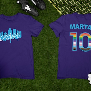 Orlando Pride / NWSL / Women&#39;s Sports / ORL Pride / Marta / NWSL Shirt / Orlando Pride Shirt