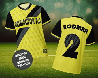 Maglia Washington Spirit NWSL: maglia da calcio personalizzata
