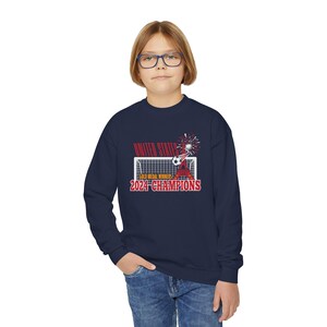 Maglia medaglia d'oro USWNT 2024 / USA Soccer / Giochi 2024 / Maglia Sophia Smith / Maglia USWNT per bambini / Calcio femminile / Mallory Swanson immagine 10