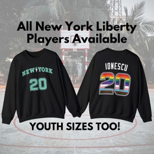 WNBA New York Liberty / NY Pride Liberty Shirt / WNBA Shirt / Sabrina Ionescu / Women&#39;s Basketball / Breanna Stewart