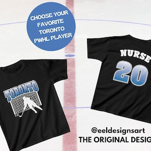 Toronto PWHL Kids Shirt / Sarah Nurse / PWHL Shirt / Natalie Spooner / Women&#39;s Hockey / Women&#39;s Sports / Toronto Hockey Shirt