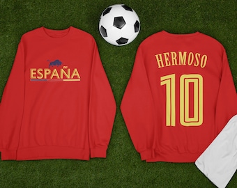 Maglia da calcio della Spagna / Maglia di Jenni Hermoso / Espana Soccer / Calcio spagnolo / Alexia Putellas / Coppa del mondo 2023 / Calcio spagnolo