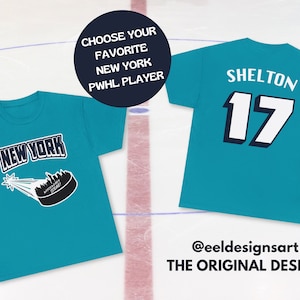 New York PWHL Shirt /  Ella Shelton / PWHL Shirt / Alex Carpenter / Women&#39;s Hockey / Women&#39;s Sports / New York Hockey / NY Hockey Sweatshirt