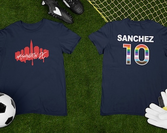 Maglietta Washing Spirit Pride / Maglietta NWSL / Sport femminili / USWNT / Maglietta Washington Spirit