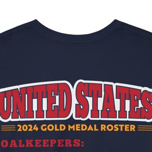 Maglia medaglia d'oro USWNT 2024 / USA Soccer / Giochi 2024 / Maglia Sophia Smith / Maglia USWNT per bambini / Calcio femminile / Mallory Swanson immagine 9