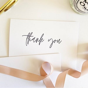 Thank you greeting card | A6 | Folded | Gifting | Business | Corporate Branding | Stationery
