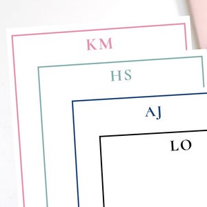 Personalised Stationery Letter Writing Paper Set | Personalised Paper | Initials | Write Letters