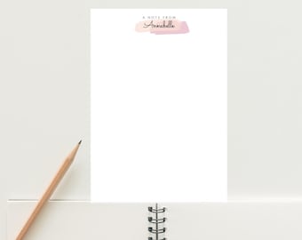 Brush Strokes | Personalised Minimal Stationery | Custom Gifts | Letter Writing Stationery Set