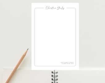 Simple Modern | Personalised Minimal Stationery | Handmade | Letter Writing Stationery Set