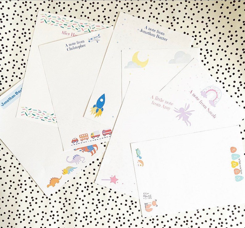Pringles Writing Personalised Stationery Set for Kids Letter Writing Set - Etsy