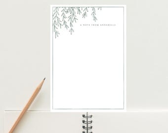 Greenery | Personalised Minimal Stationery | Custom Gifts | Letter Writing Stationery Set