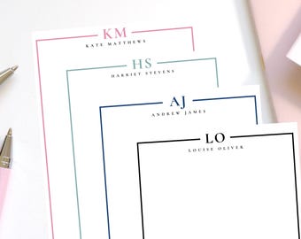Personalised Stationery Set | Initials | Letter Writing Paper