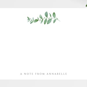 Personalised Stationery | Flat Note Cards | Floral Stationery Set | Birthday Gifts | Write Letters