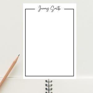 Stylish | Personalised Stationery Letter Writing Paper Set | Personalised Paper | Initials | Write Letters