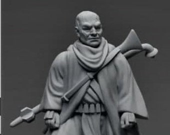 Boba nomad Bounty HUnter unarmored 28mm scale miniature