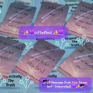 Respectfully The Truth Oracle- 10 love messages from your person (Self Interpreted) Same Day Delivery Monday-Friday! Excluding weekends.