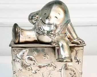 Silverplate Coin Box Etsy - 