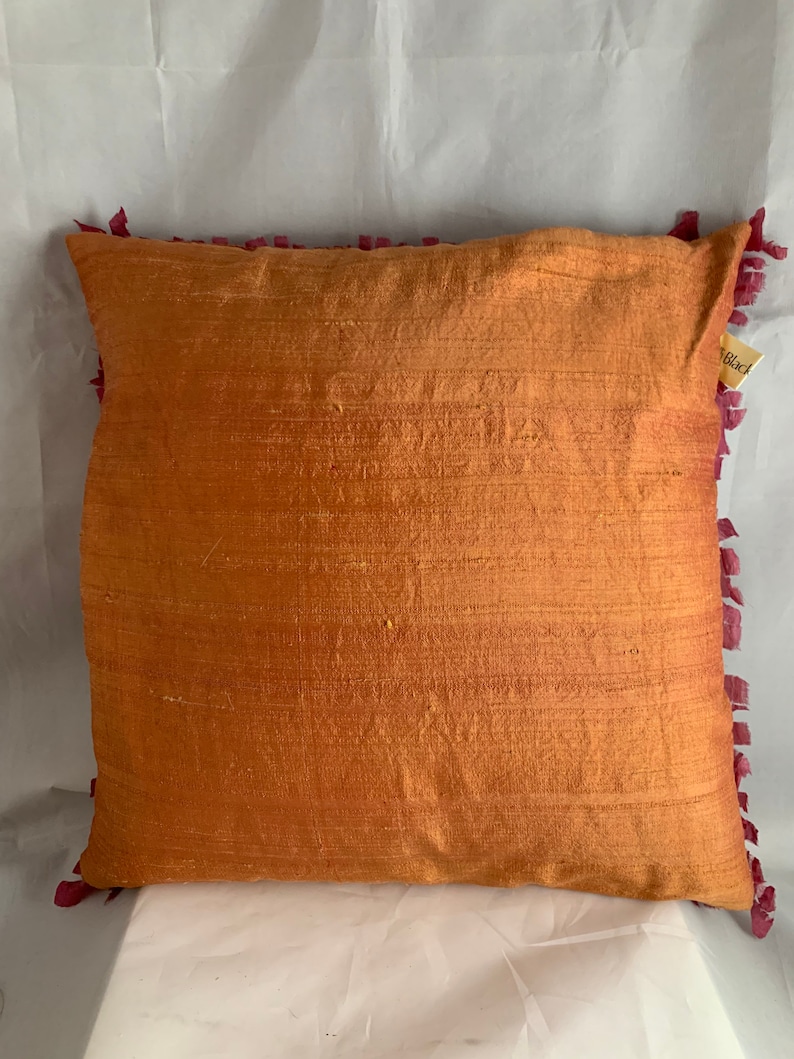 with Periwinkle Artsy pillow Pumpkin and gorgeous rose tones. A handmade pillow like no other