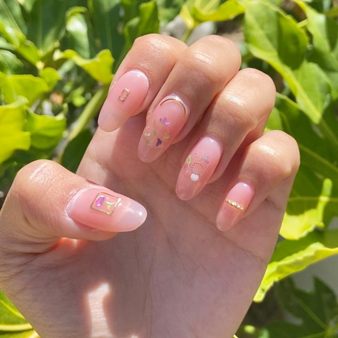 Korean Nail Art Inspired Press on Nails Etsy