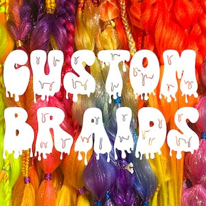Custom Pigtail Braids- tie in extensions