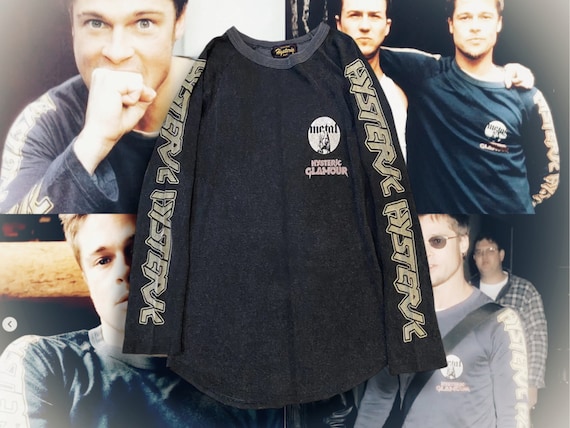 1999 HYSTERIC Glamour Metal Vintage Clothing Brad Pitt Fight Club