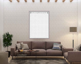 Printable Full Entire Quran On One Page Wall Decor All Quran 114 Surah Poster Art Readable Print Art Islamic Wall Art Gift Large PDF