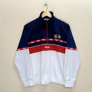 ヴィンテージ 90 年代 FILA Maglificio Biellese ストライプ