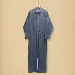 RED KAP Vintage 80s Made In USA Hard Cotton Denim Overall