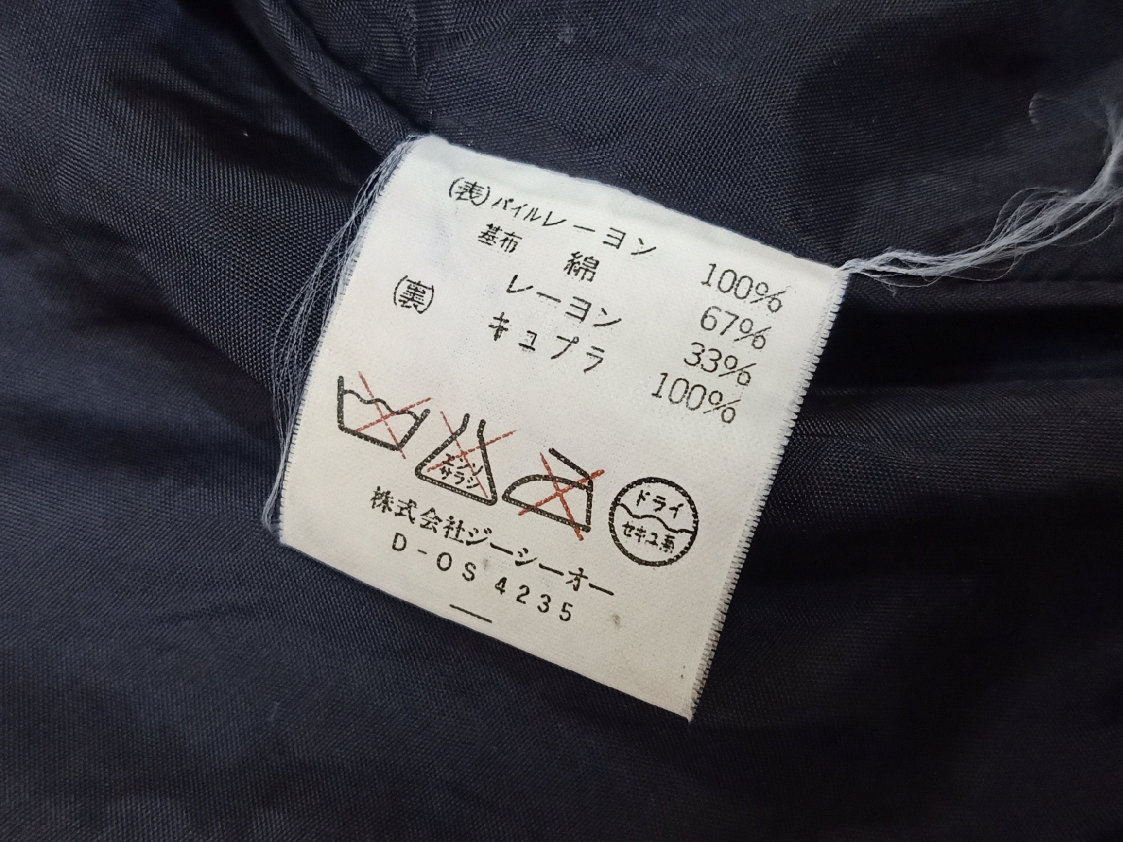 KATHARINE HAMNETT London Faux Fur Vintage Clothing Black Color