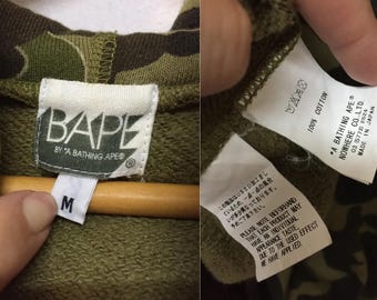 BAPE X KAWS 2005 Vintage Clothing 1st Camouflage Camo Crazy
