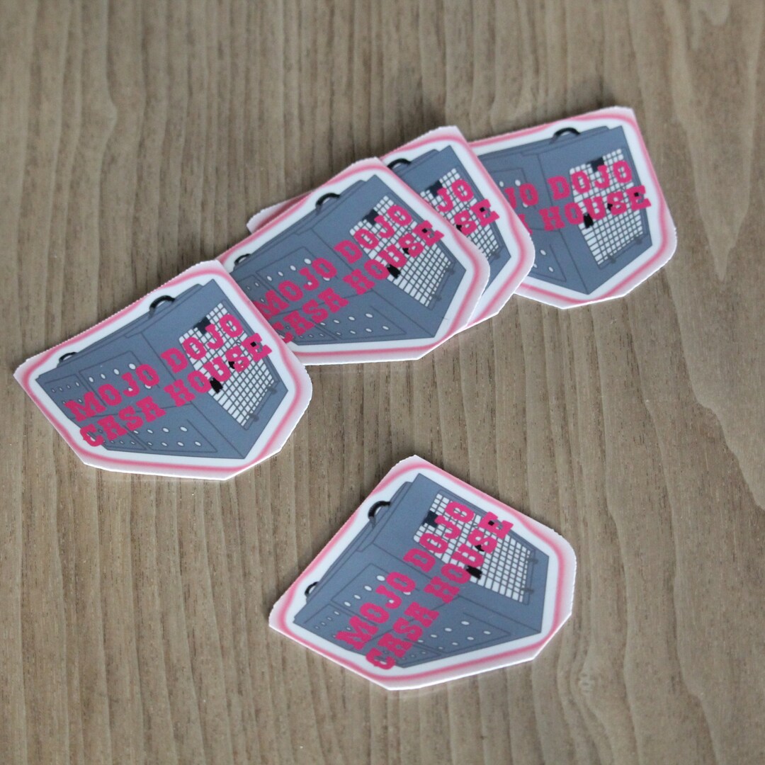 Curated visual reference: Fresh Look at Mojo Dojo Casa House Dog Crate Sticker