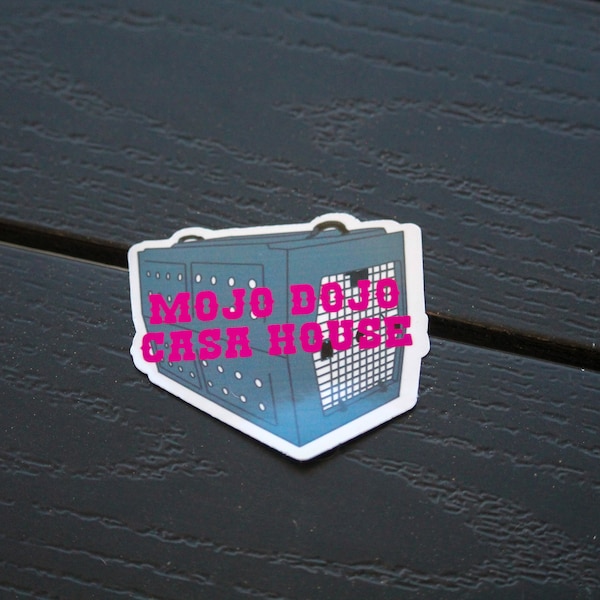 Mojo Dojo Casa House Dog Crate Sticker