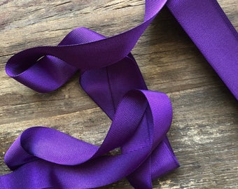 05-##-S-188 Deep Purple Grosgrain Ribbon