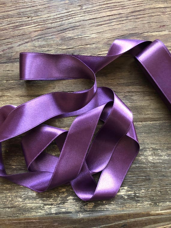 eggplant satin ribbon wholesale