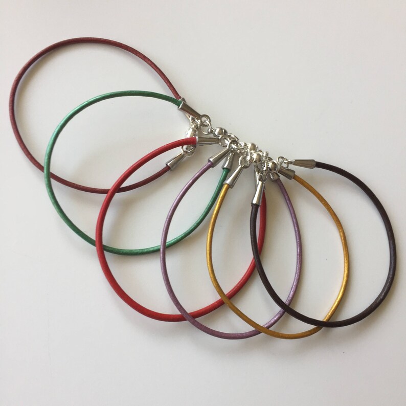 leather thong bracelet