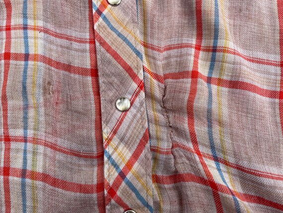 Vintage Western Shirt, H Bar C, Ranch Wear, Long … - image 3