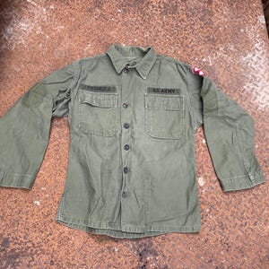 Vintage Military 1947 Cotton Sateen OG-107 Size Small