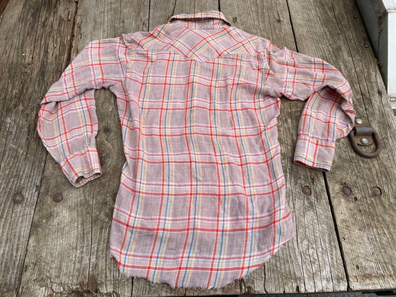 Vintage Western Shirt, H Bar C, Ranch Wear, Long … - image 8